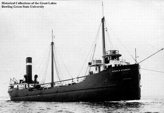 Canadian lake freighter Donald Stewart, sunk by U-517 in convoy LN 7